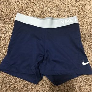 Blue Nike Spandex